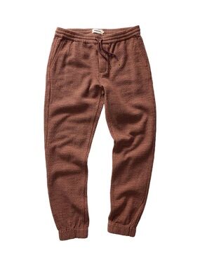Taylor Stitch Apres Pant Black Cherry Sashiko Men’s XS Cotton Jogger Casual